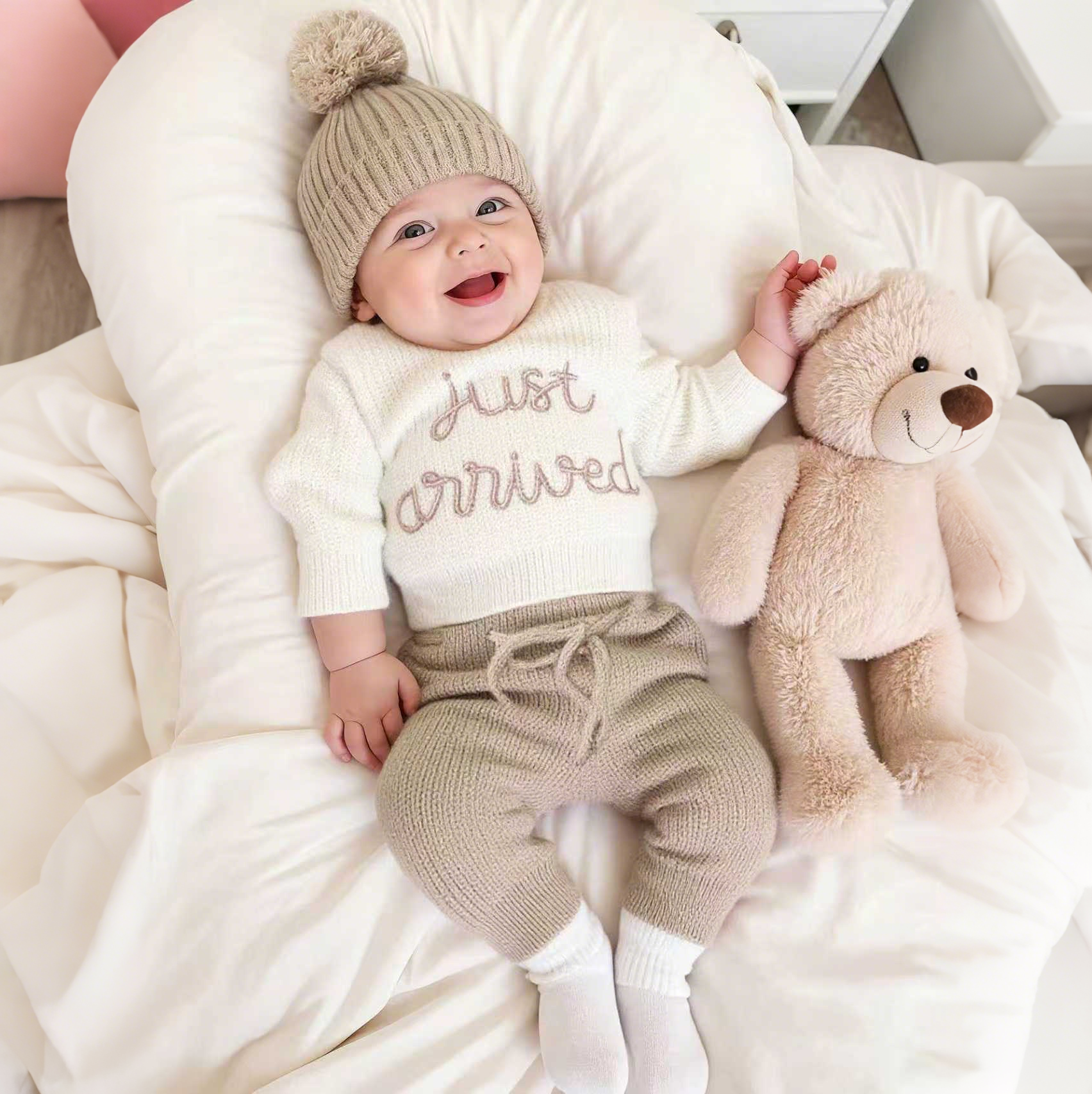 Baby Clothing Next - Ylsteed 3 Pcs Set Knitting Newborn