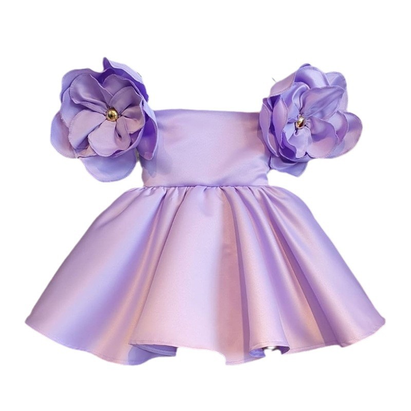 New Fashion Flowers Girls Dres – обзор и цена Baby Xmas Clothing