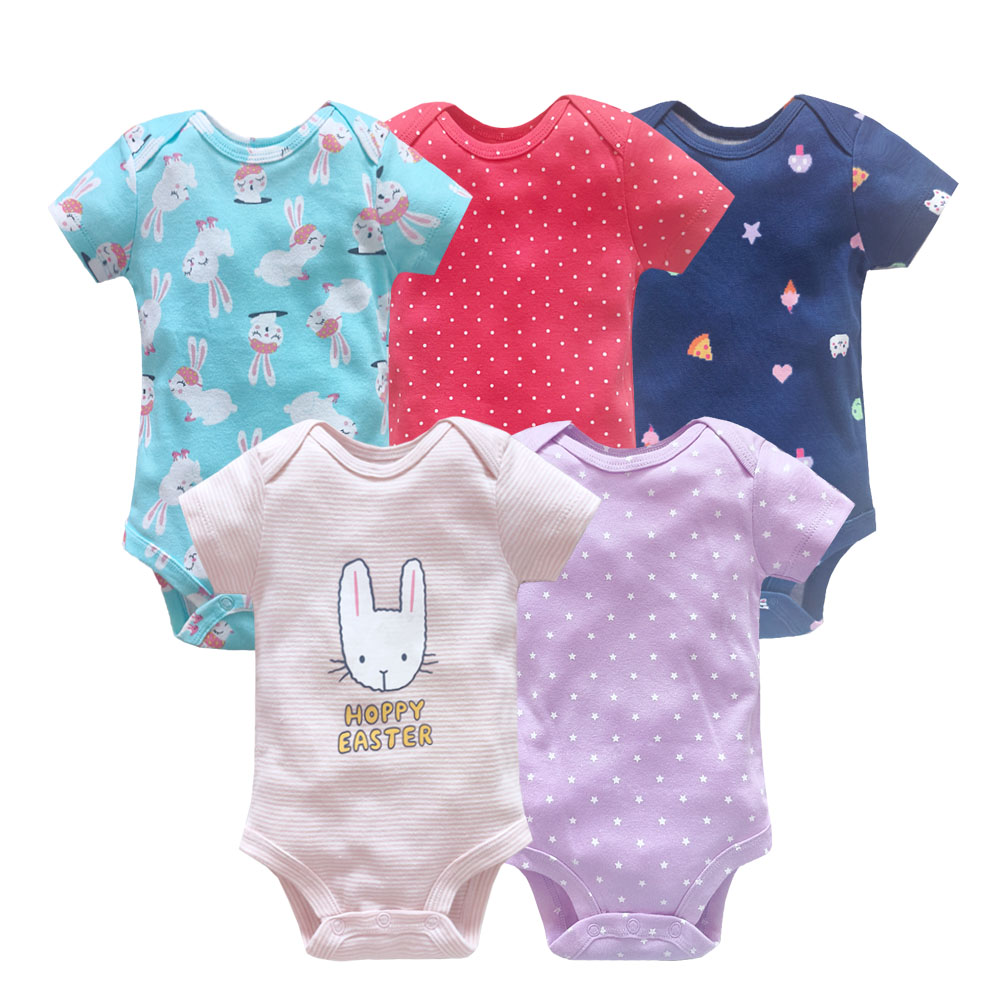 5PCS/Lot Baby Girls Bodysuits  – обзор и цена Baby Clothing Next