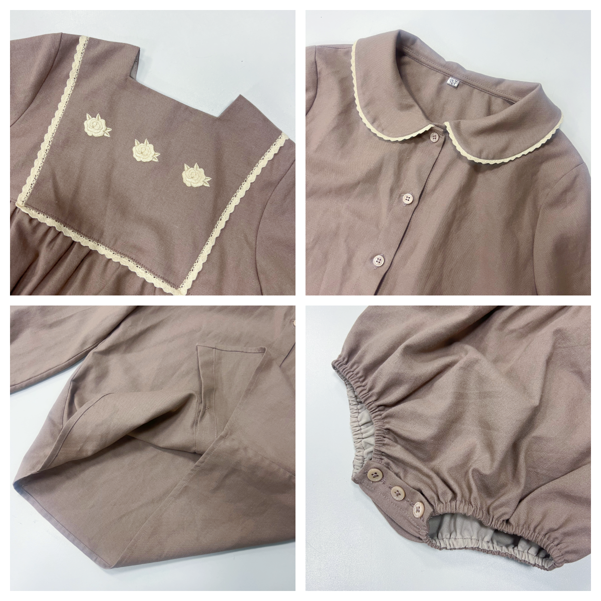Kids Cotton Linen Clothes Embr – обзор и цена Baby Clothing High Quality