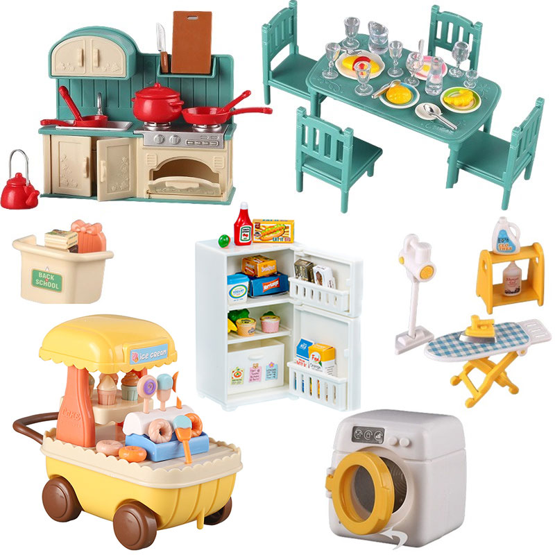 Dollhouse Furniture Set Doll h – обзор и цена Baby Clothing Washing Machine