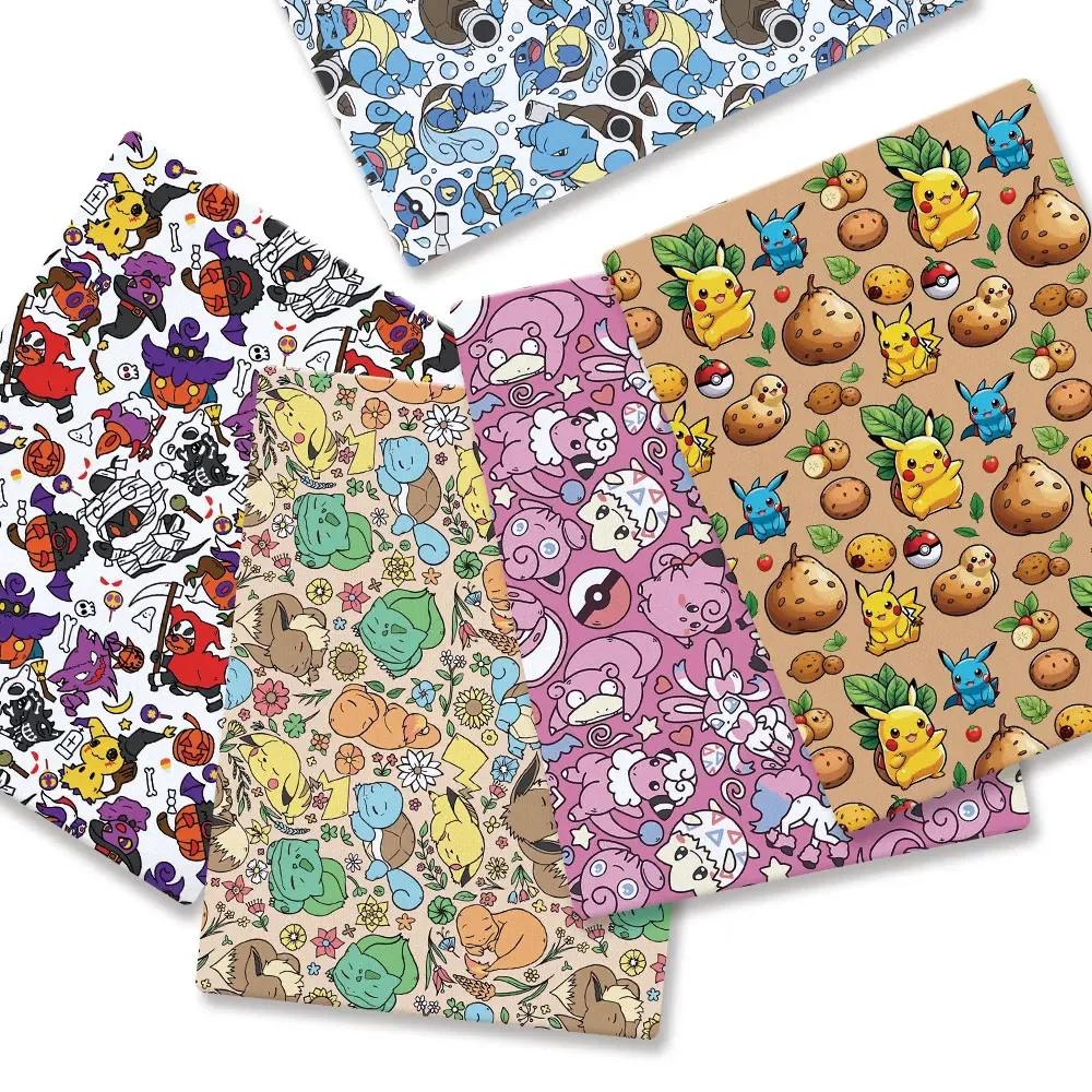 Pokemon Cartoon Fabric140*50cm – обзор и цена Baby Clothing In Japan