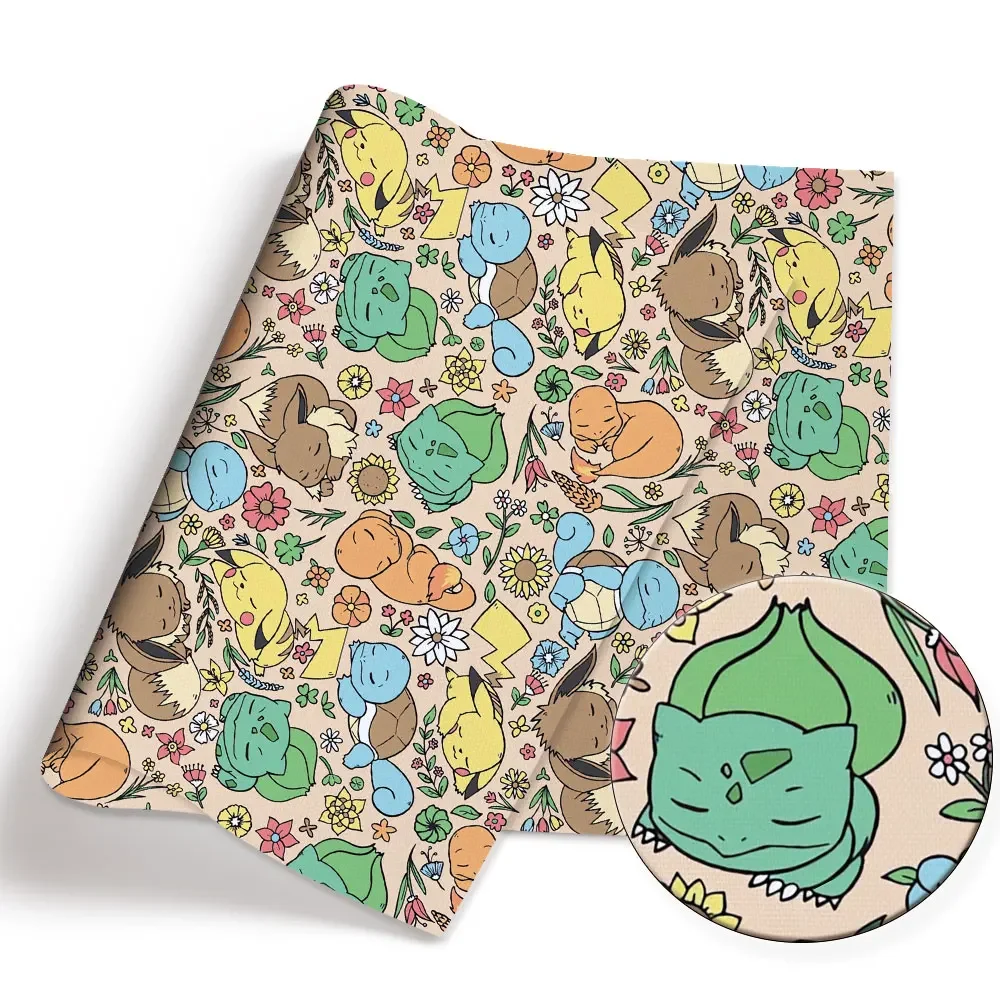 Pokemon Cartoon Fabric140*50cm – обзор и цена Baby Clothing In Japan