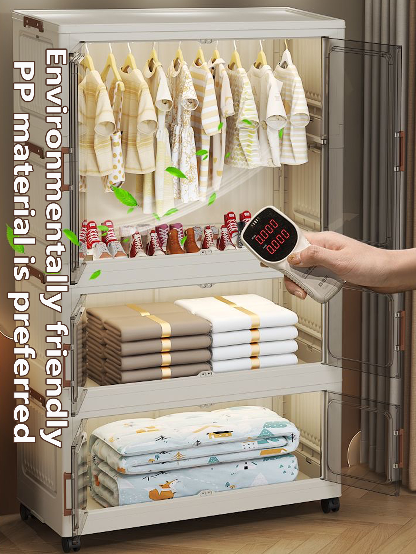 Foldable Storage Cabinet Simpl – обзор и цена Baby Clothing Cupboard