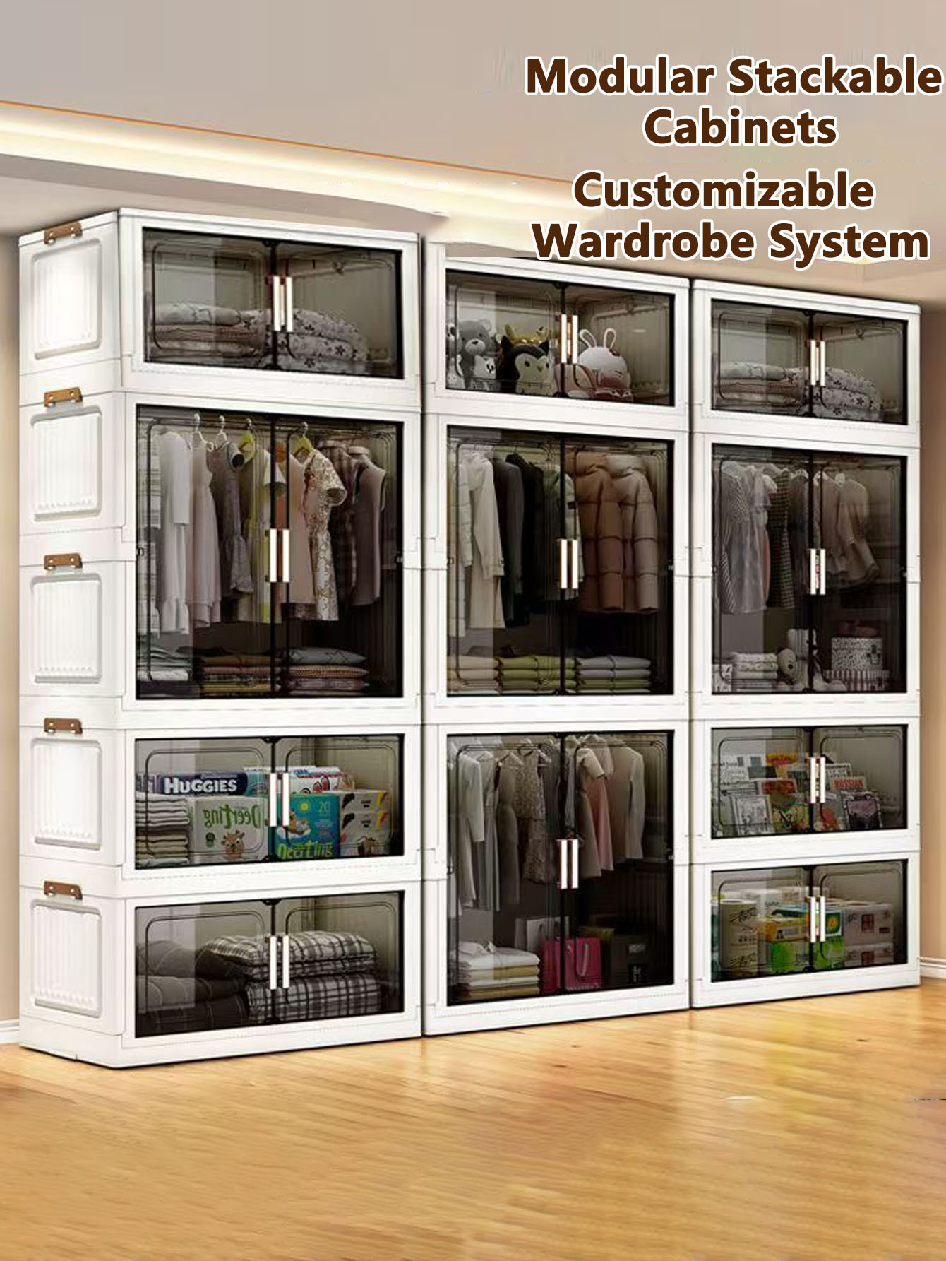 Thickened folding storage cabi – обзор и цена Baby Clothing Cupboard