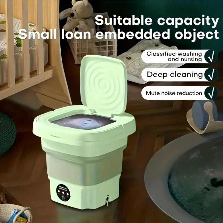 Foldable Mini Washing Machine, – обзор и цена Baby Clothing Washing Machine