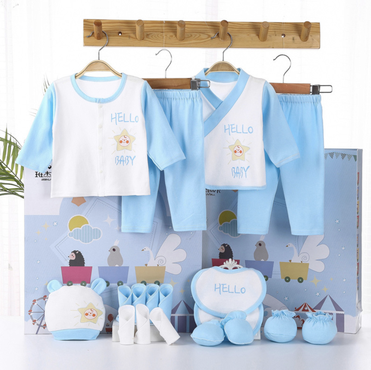Hot 18 Pcs New Born Baby Suppl – обзор и цена Baby Clothing High Quality