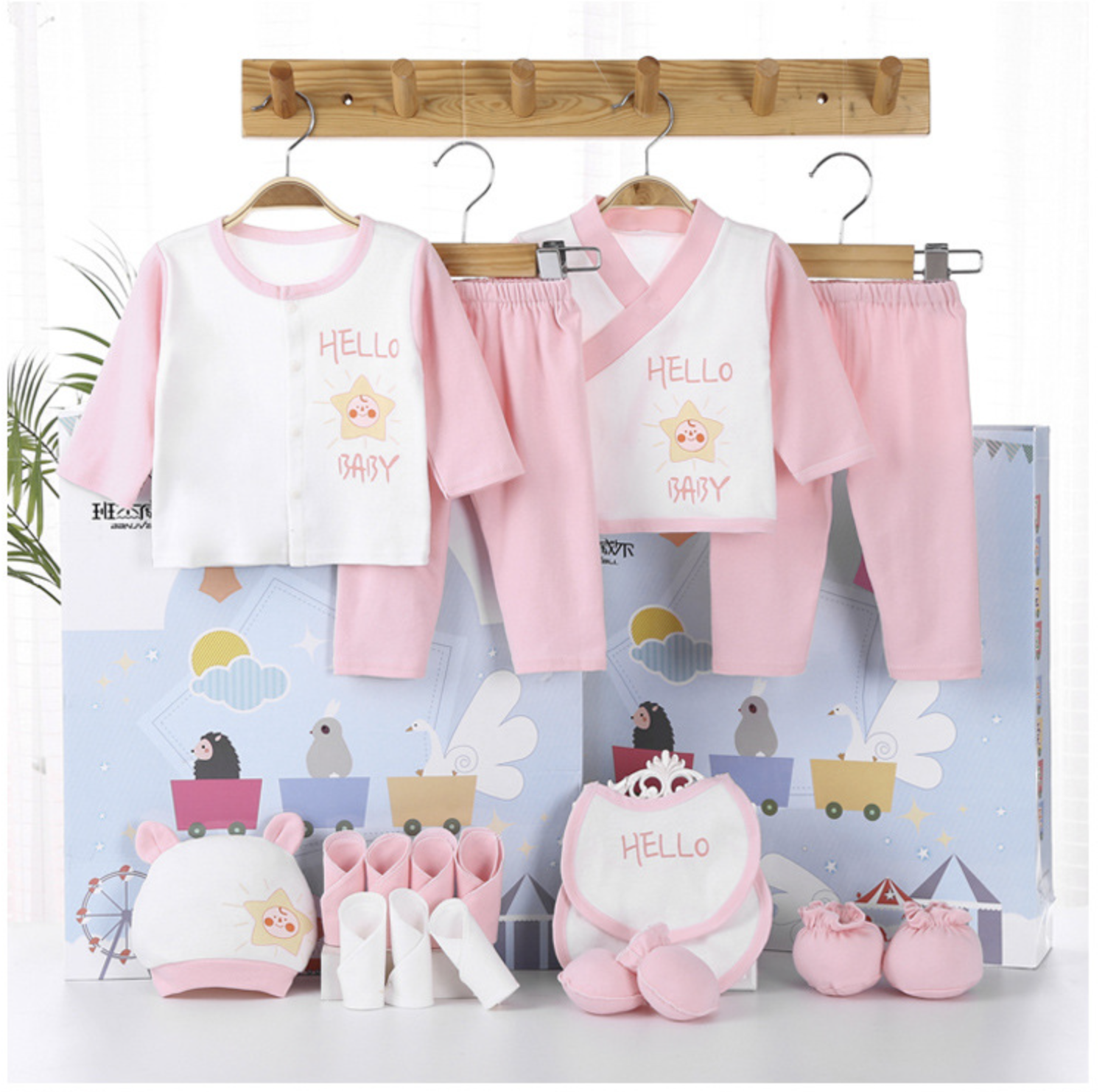 Hot 18 Pcs New Born Baby Suppl – обзор и цена Baby Clothing High Quality