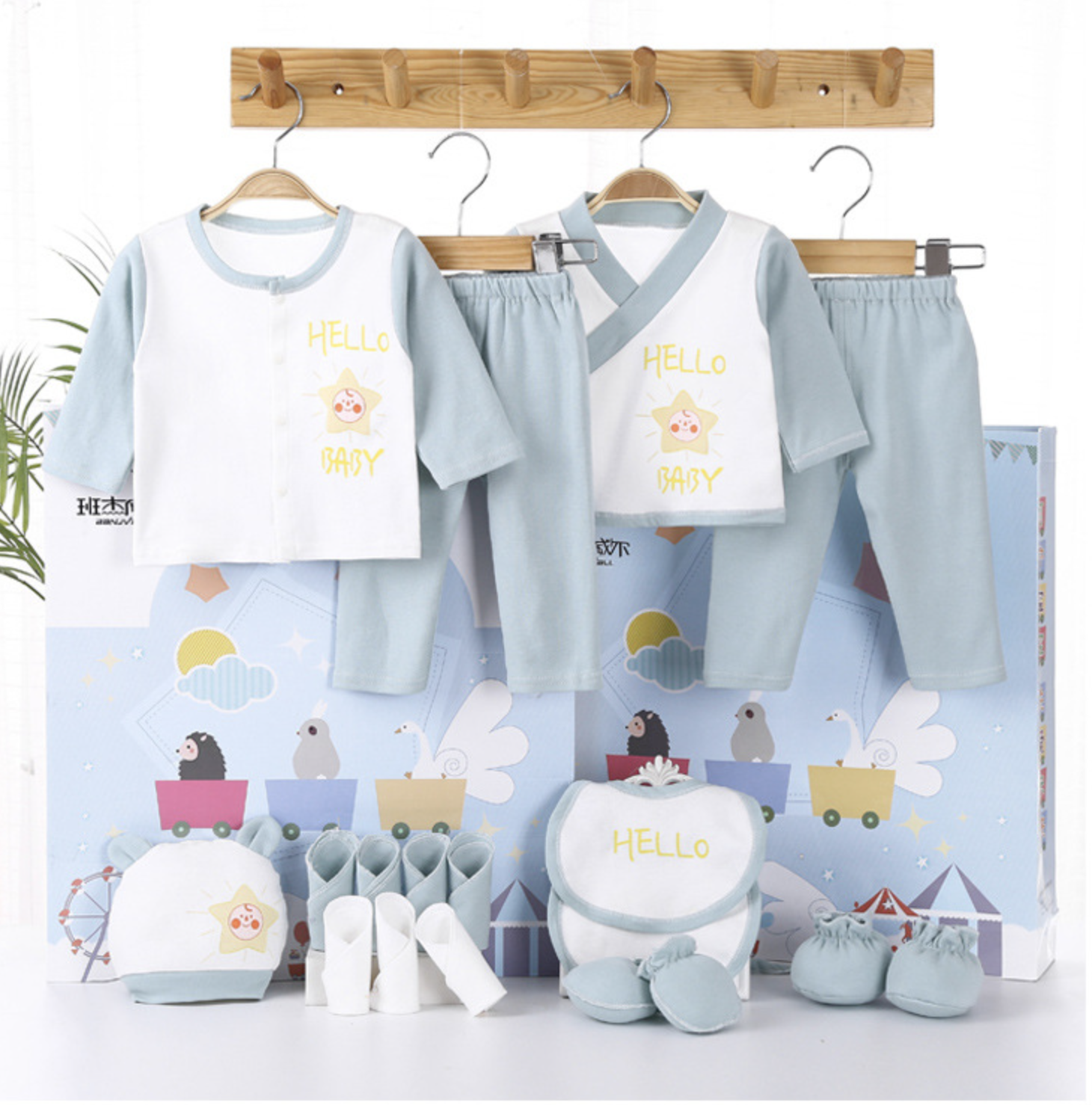 Hot 18 Pcs New Born Baby Suppl – обзор и цена Baby Clothing High Quality