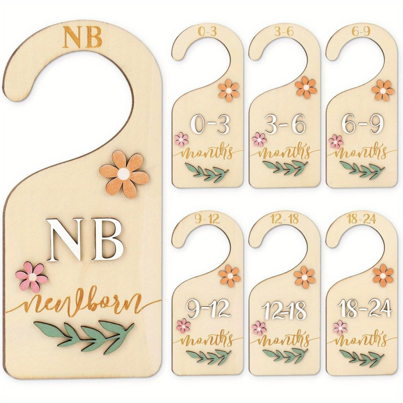7Pcs 2D Daisy Wood Baby Closet – обзор и цена Baby Clothing Cupboard