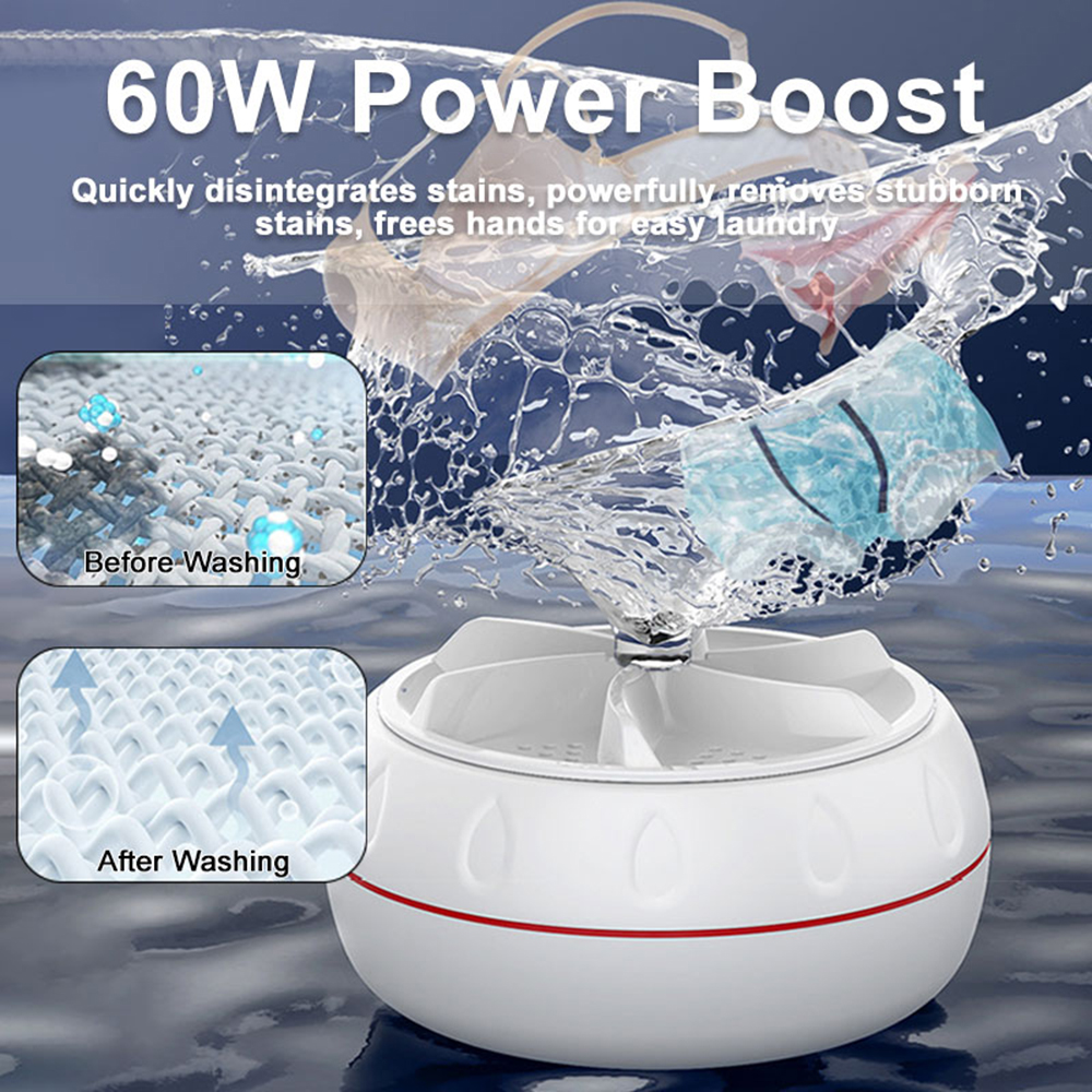 Portable Mini Ultrasonic Washe – обзор и цена Baby Clothing Washing Machine
