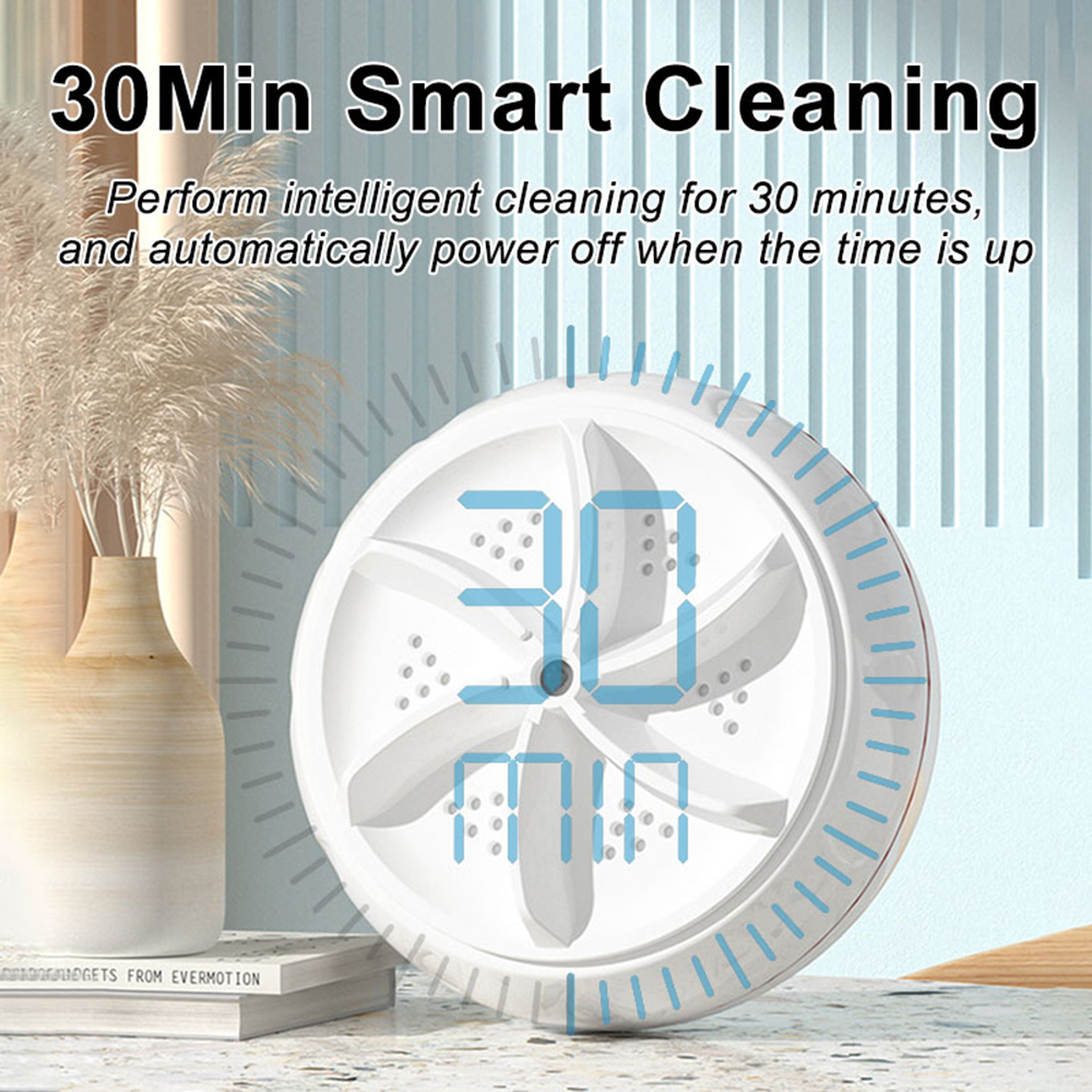 Portable Mini Ultrasonic Washe – обзор и цена Baby Clothing Washing Machine