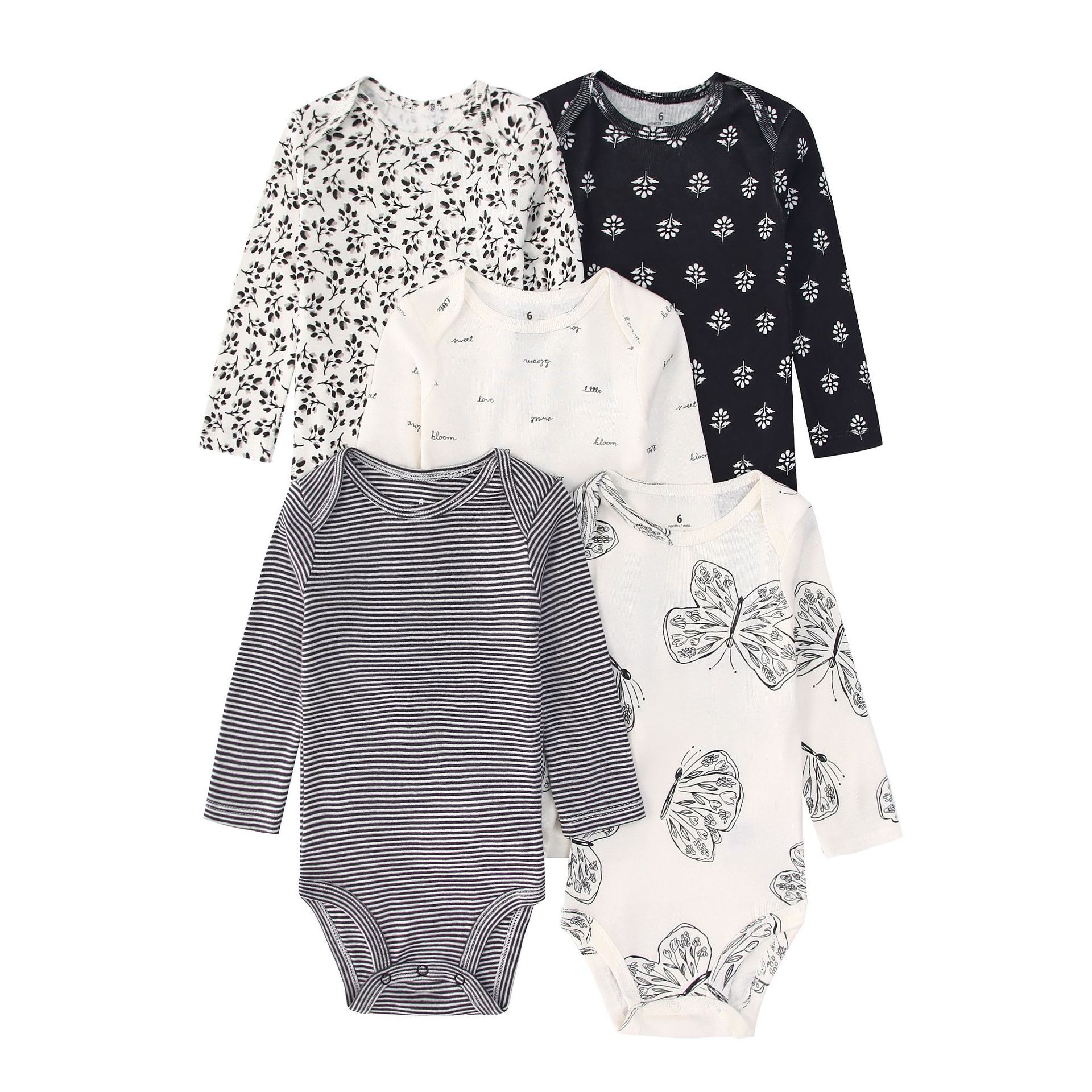 5PCS Newborn Infant Baby Bodys – обзор и цена Baby Clothing Next