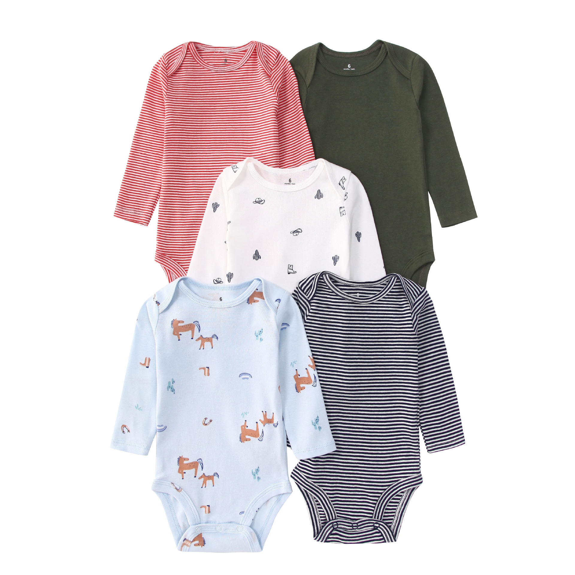 5PCS Newborn Infant Baby Bodys – обзор и цена Baby Clothing Next