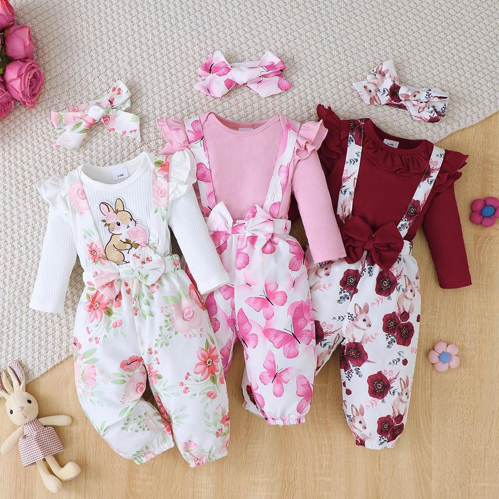 3PCS Clothes Outfits for 1-24M – обзор и цена Baby Xmas Clothing
