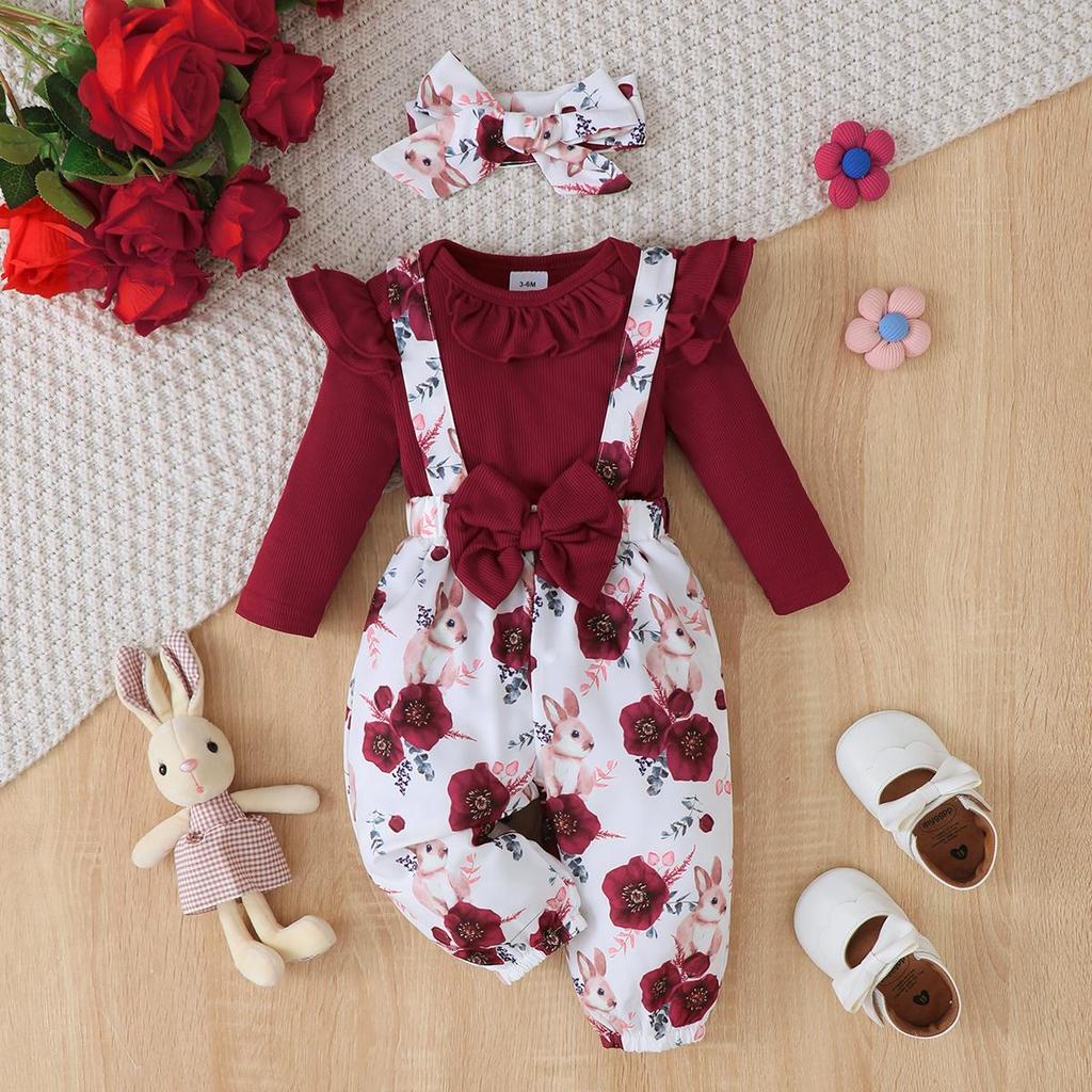 3PCS Clothes Outfits for 1-24M – обзор и цена Baby Xmas Clothing