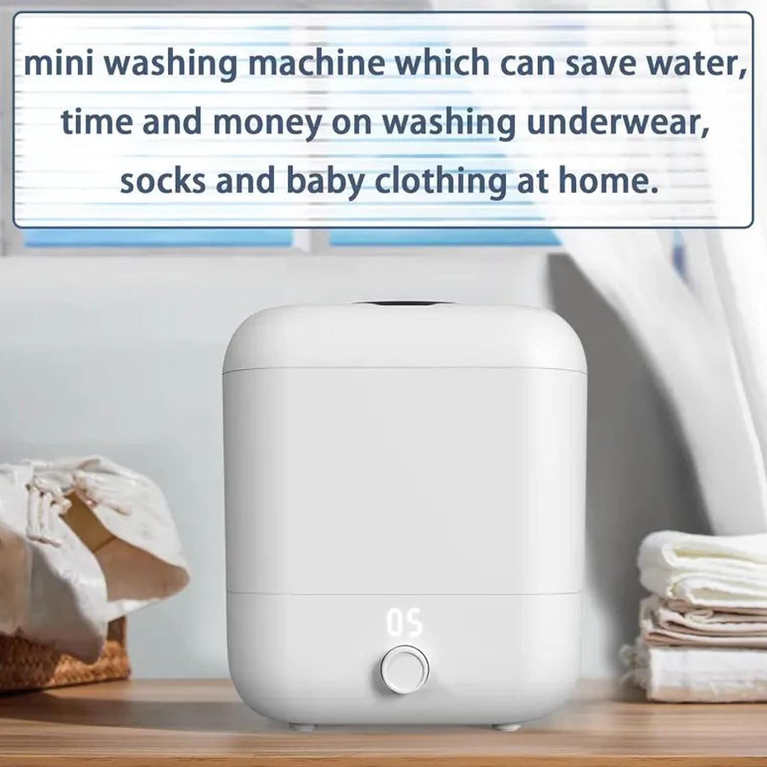 Portable wireless charging was – обзор и цена Baby Clothing Washing Machine