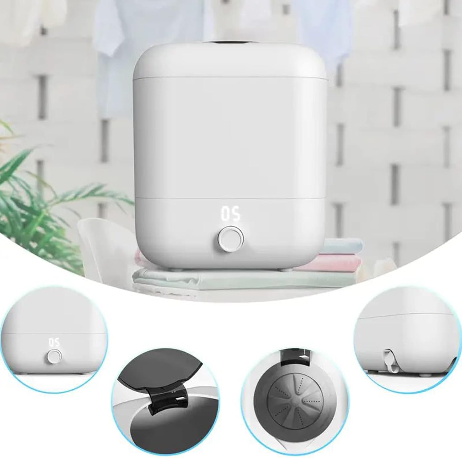 Portable wireless charging was – обзор и цена Baby Clothing Washing Machine